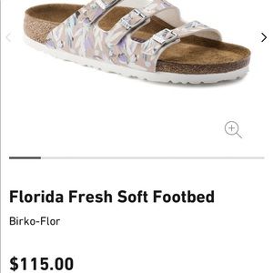 Birkenstock Florida Fresh Soft Footbed in floral print- size 38 sold out online